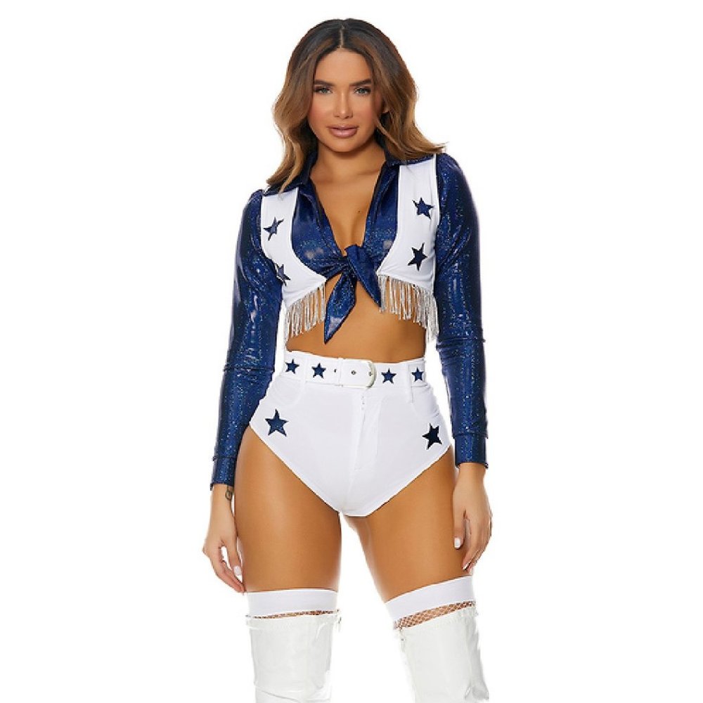 Forplay 551560 Seeing Stars Sexy Cheerleader Costume - Picture 1 of 6